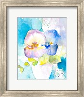 Framed Abstract Vase of Flowers II