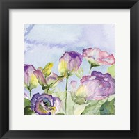 Framed Purple Garden II