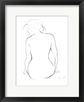 Contemplating Female II Framed Print