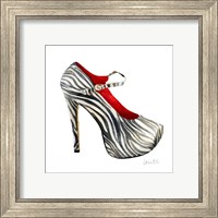 Framed 'Animal Print Stiletto' border=