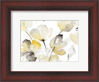 Framed Neutral Abstract Floral I