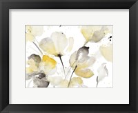 Framed Neutral Abstract Floral I