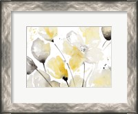 Framed Neutral Abstract Floral II