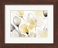 Framed Neutral Abstract Floral II