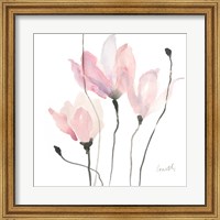 Framed Pastel Floral Sway II