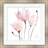Framed Pastel Floral Sway II