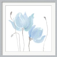 Framed Floral Sway Blue I