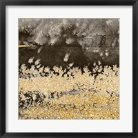 Gold Winds Square I Framed Print