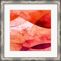 Framed 'Rose Fantasy II' border=