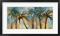 Framed Island Morning Palms
