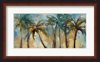 Framed Island Morning Palms