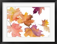 Framed Harvest Leaves I