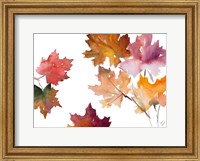 Framed Harvest Leaves II