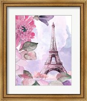 Framed Parisian Blossoms I