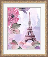 Framed Parisian Blossoms I