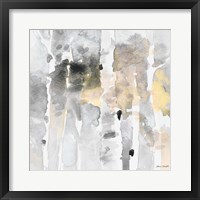 Up to the Northern Skies Grey I Framed Print
