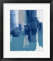 Blue Perspectives IV Framed Print