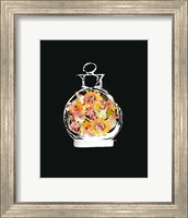 Framed Crystal Watercolor Perfume on Black I