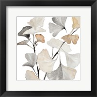 Framed Neutral Ginko Stems I