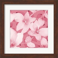Framed Blooming Pink Whispers II
