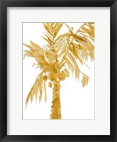 Gold Palms I Framed Print