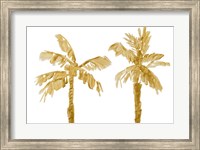 Framed Gold Palms III