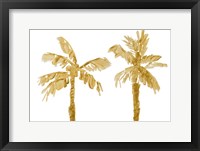 Framed Gold Palms III