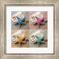 Framed Colorful Starfish
