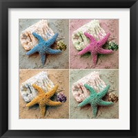 Framed Colorful Starfish