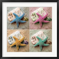 Framed Colorful Starfish