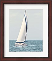 Framed Sailboat in the Ocean