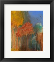 Framed Red Tree