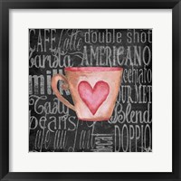 Framed 'Coffee of the Day I' border=