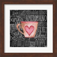 Framed 'Coffee of the Day I' border=