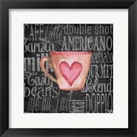 Coffee of the Day I Framed Print