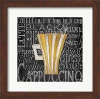 Framed 'Coffee of the Day II' border=