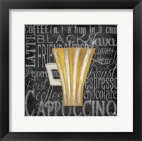 Framed 'Coffee of the Day II' border=