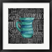 Framed 'Coffee of the Day IV' border=
