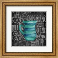 Framed 'Coffee of the Day IV' border=