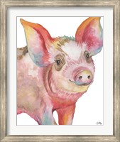 Framed Pig I