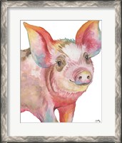 Framed 'Pig I' border=