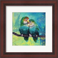 Framed Tropical Birds in Love I