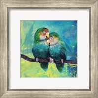 Framed Tropical Birds in Love I