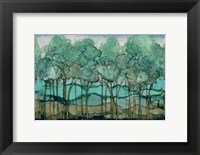 Framed Green Tree Grove