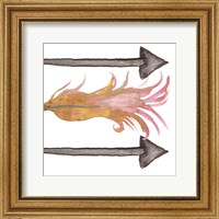 Framed Feathers And Arrows I