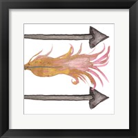 Framed Feathers And Arrows I
