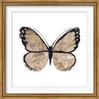 Framed Flutter Gold II