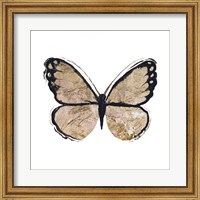 Framed Flutter Gold II