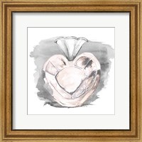 Framed 'Perfume Bottle with Watercolor I' border=
