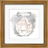 Framed 'Perfume Bottle with Watercolor II' border=